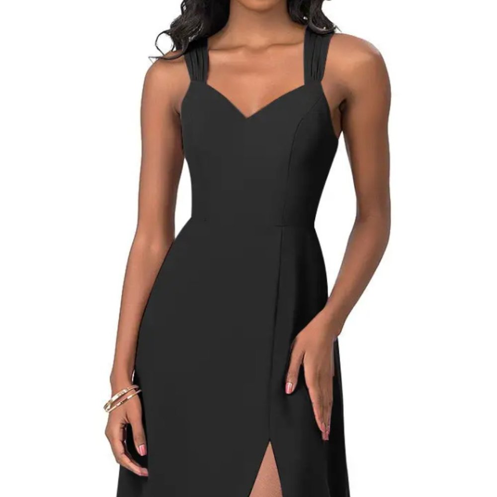 Black Azazie Bridesmaid Dress